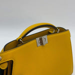 Fendi Peekaboo ISEEU X-CROSS Yellow Leather Bag