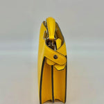 Fendi Peekaboo ISEEU X-CROSS Yellow Leather Bag