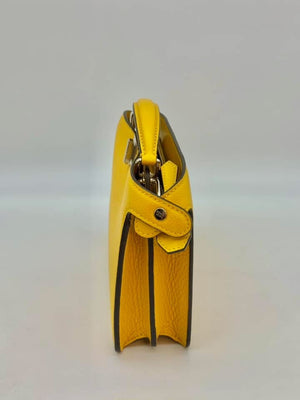 Fendi Peekaboo ISEEU X-CROSS Yellow Leather Bag