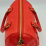 Louis Vuitton Red Monogram Empreinte Leather Speedy 25 Bandouliere