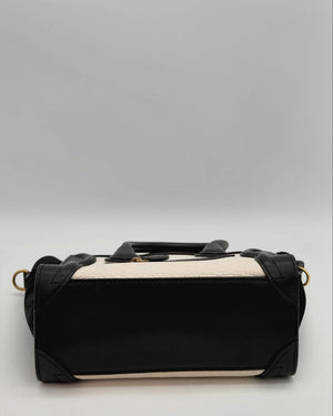 Celine Luggage Nano Shopper Leather & Suede