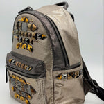 MCM Leather Studded Backpack