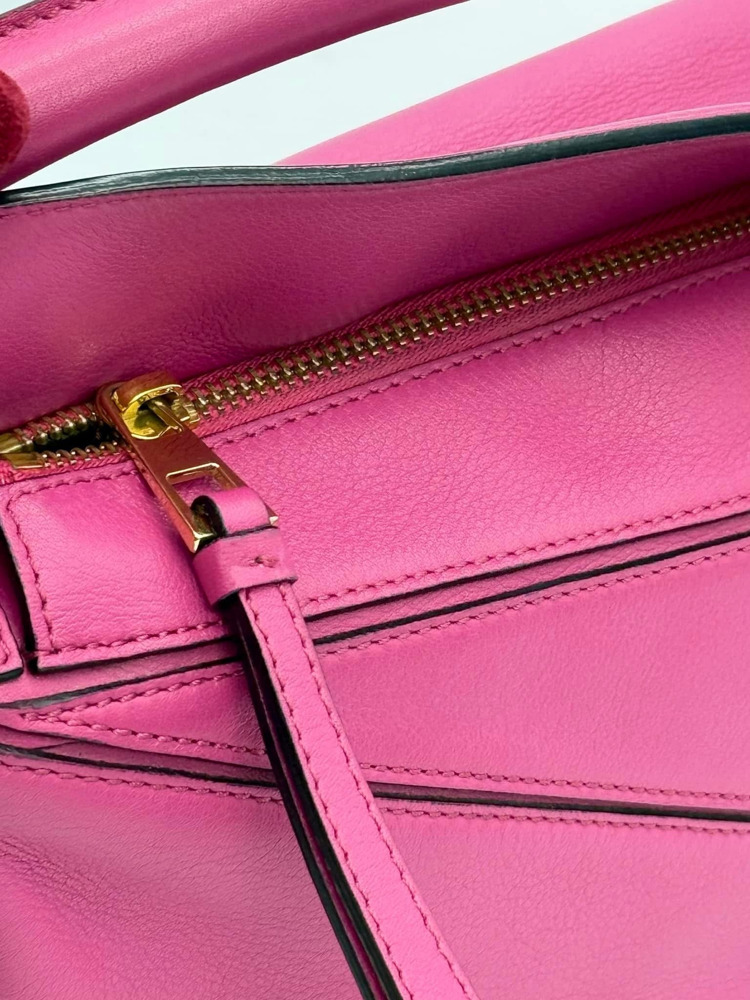 Loewe Pink Small Puzzle HandBag Satchel