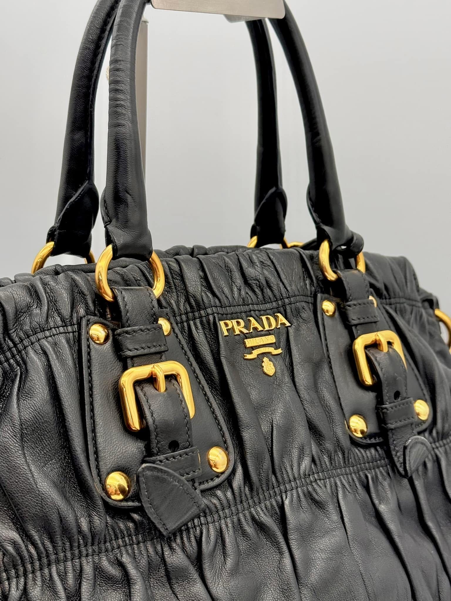 Prada Nappa Gaufre 2way Handbag