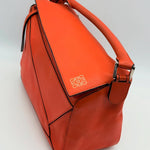 Loewe Orange Medium Puzzle Bag