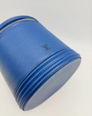 Louis Vuitton Cannes Blue Leather