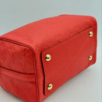 Louis Vuitton Red Monogram Empreinte Leather Speedy 25 Bandouliere