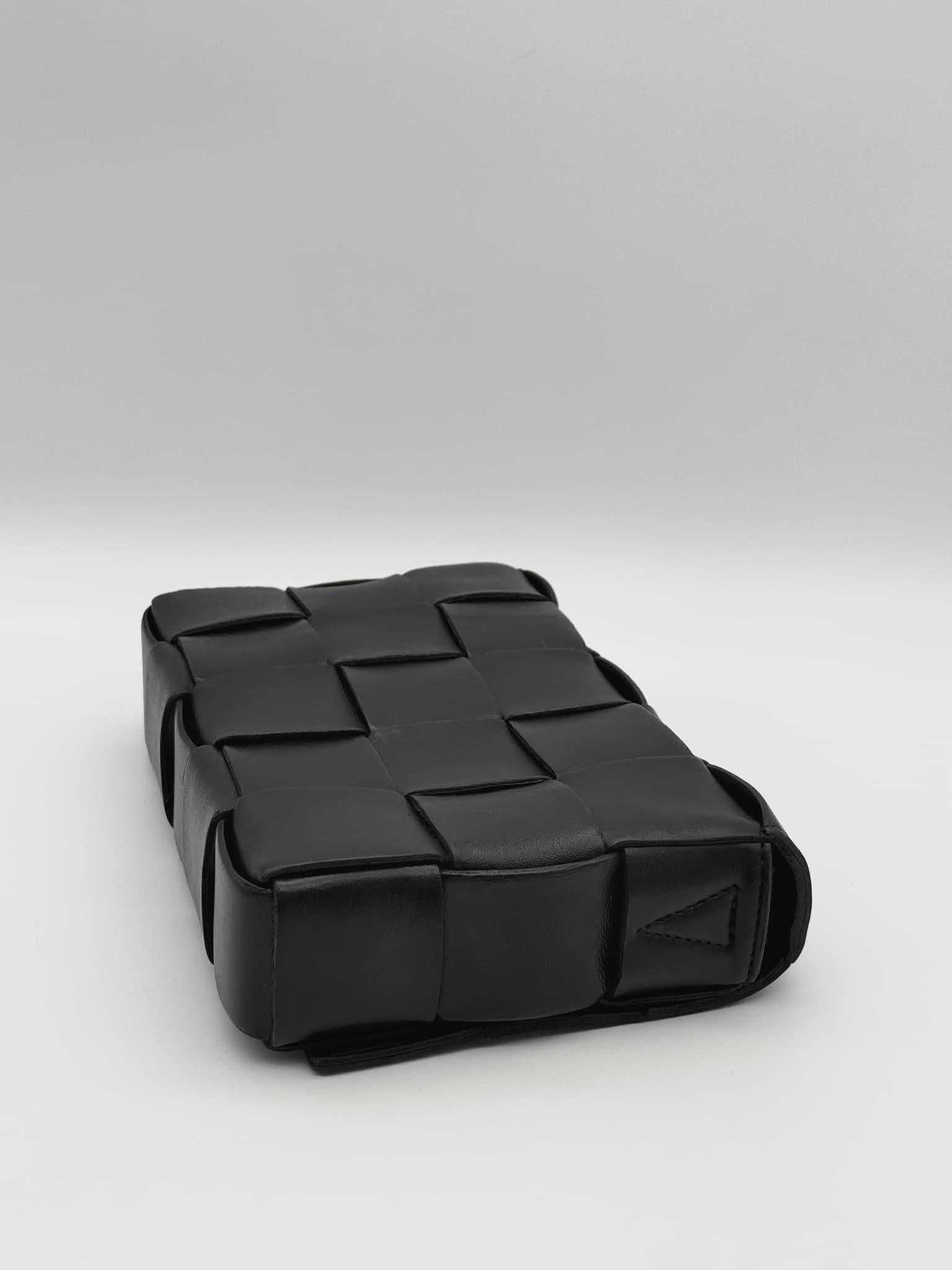 Bottega Veneta Cassette Intrecciato Black