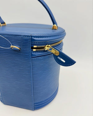 Louis Vuitton Cannes Blue Leather