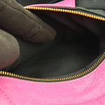 Balenciaga Bubblegum Pink Leather GGH Envelop Clutch Bag