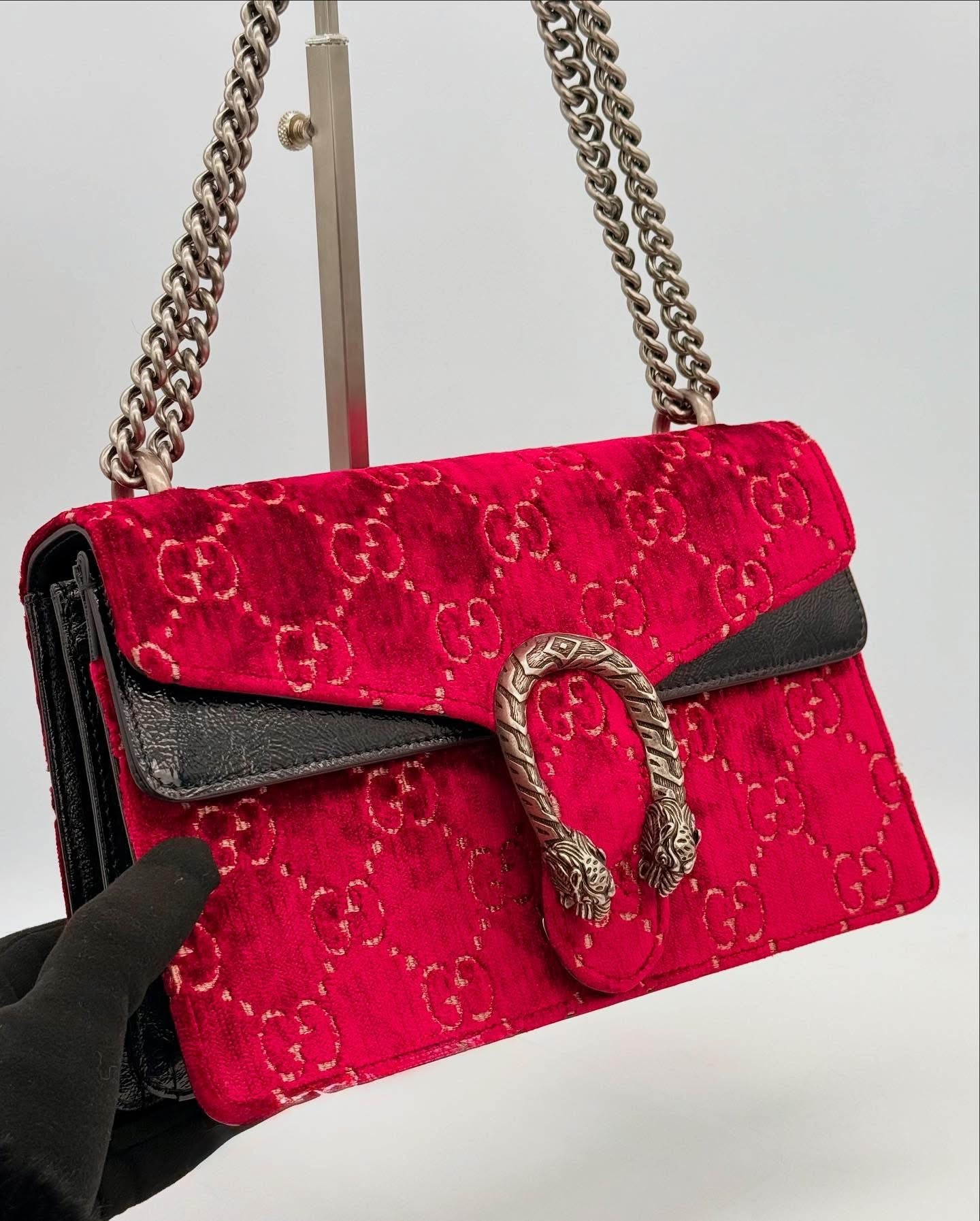 Gucci Dionysus GG Velvet Handbag