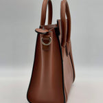 Celine Tan Leather Nano Luggage Bag