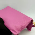 Balenciaga Bubblegum Pink Leather GGH Envelop Clutch Bag