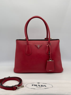 Prada Medium Saffiano Cuir Twin Bag