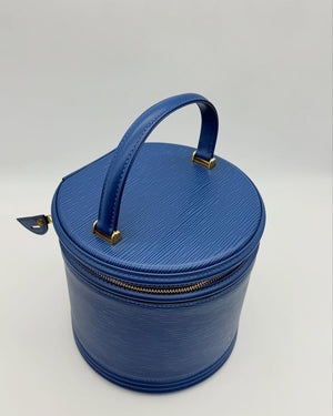 Louis Vuitton Cannes Blue Leather