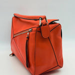 Loewe Orange Medium Puzzle Bag