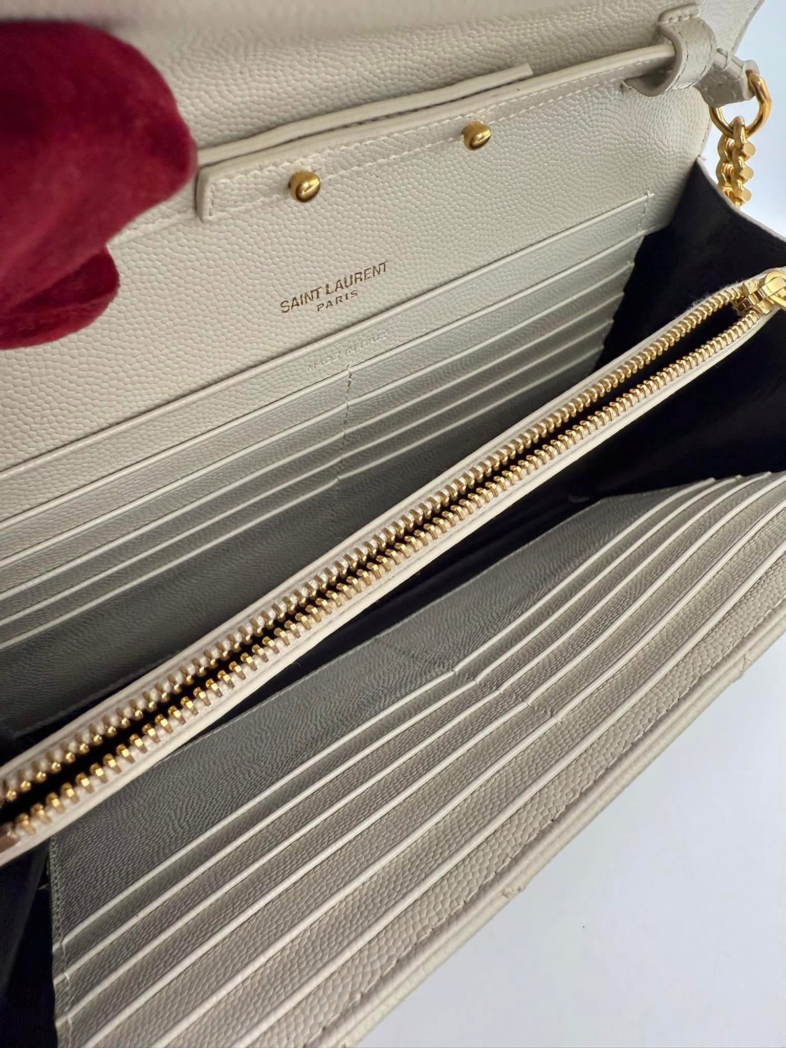 YSL Cassandra Envelopes Chain Wallet