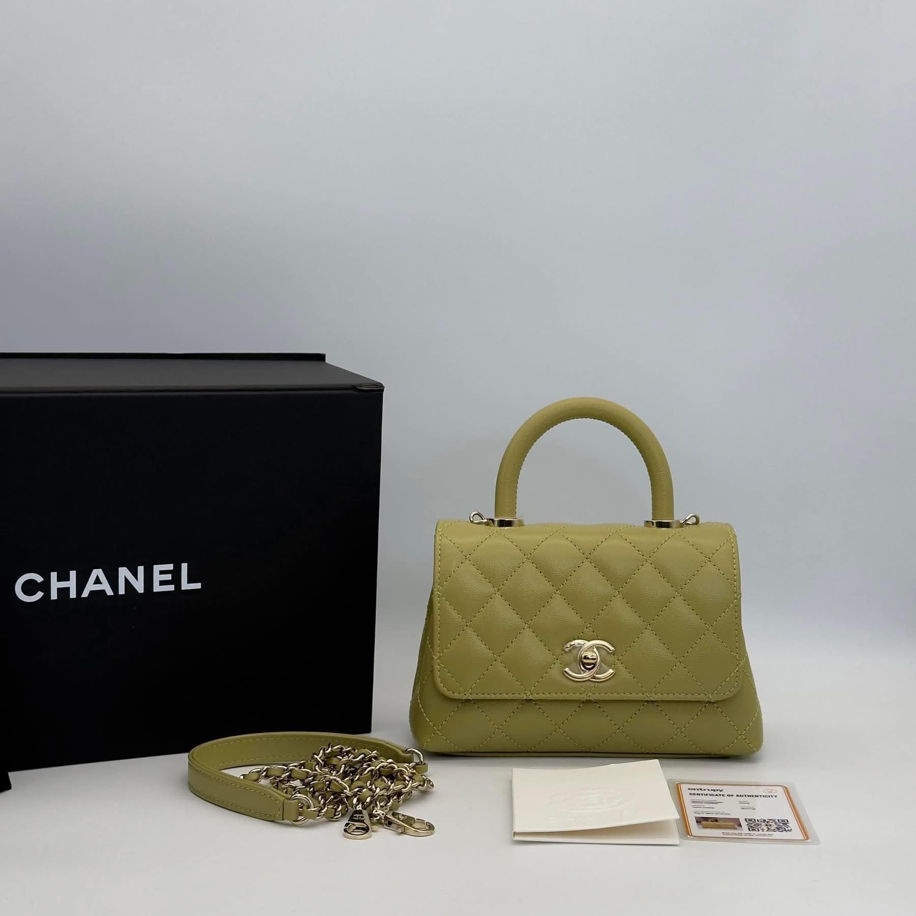 Chanel Matelasse Coco Handle XS Handbag