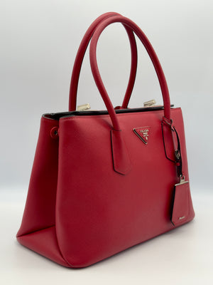 Prada Medium Saffiano Cuir Twin Bag