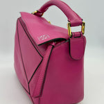 Loewe Pink Small Puzzle HandBag Satchel