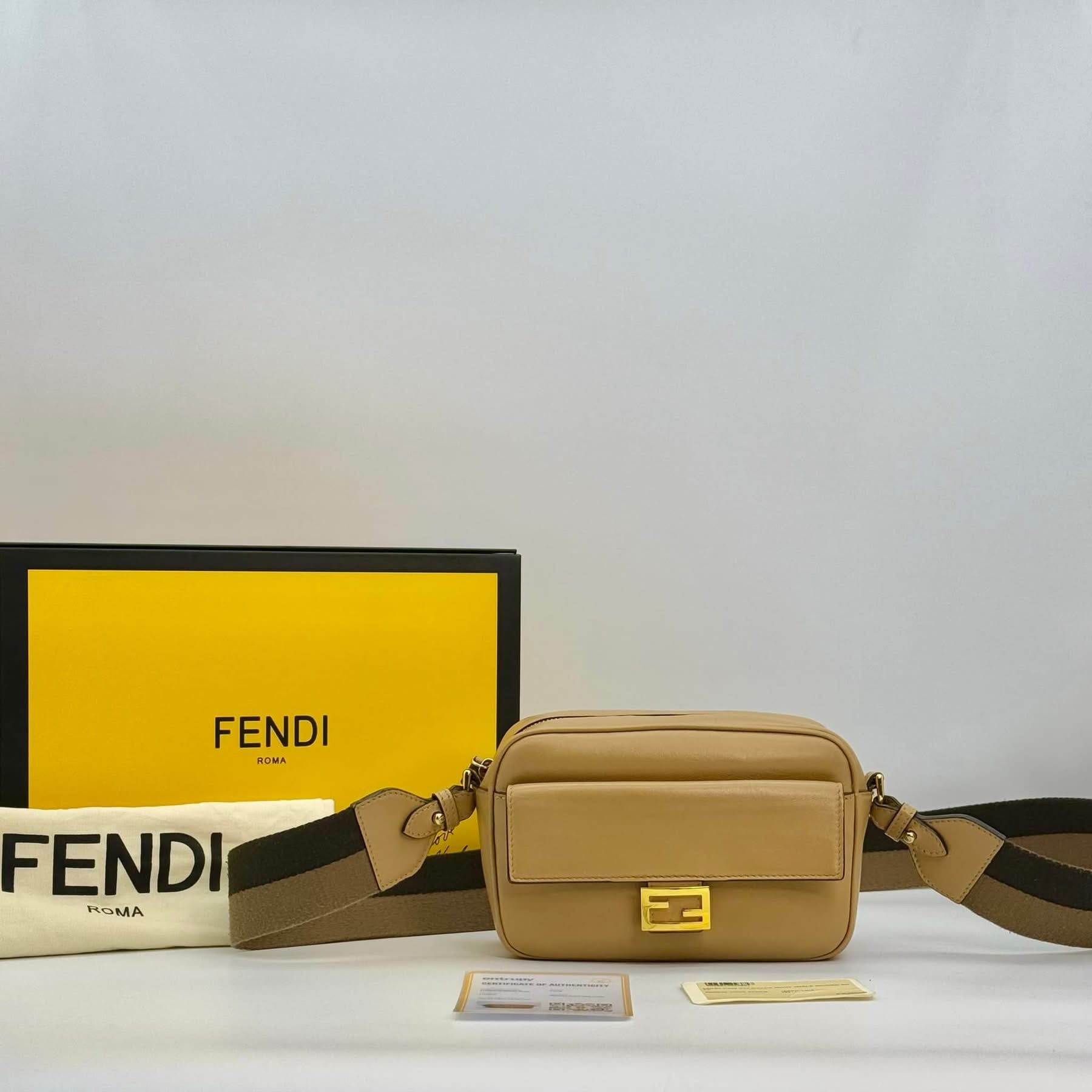 Fendi Baguette Camera Crossbody Bag