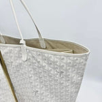 Goyard Saint Louis GM White Tote Bag