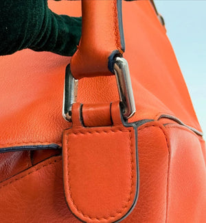 Loewe Orange Medium Puzzle Bag