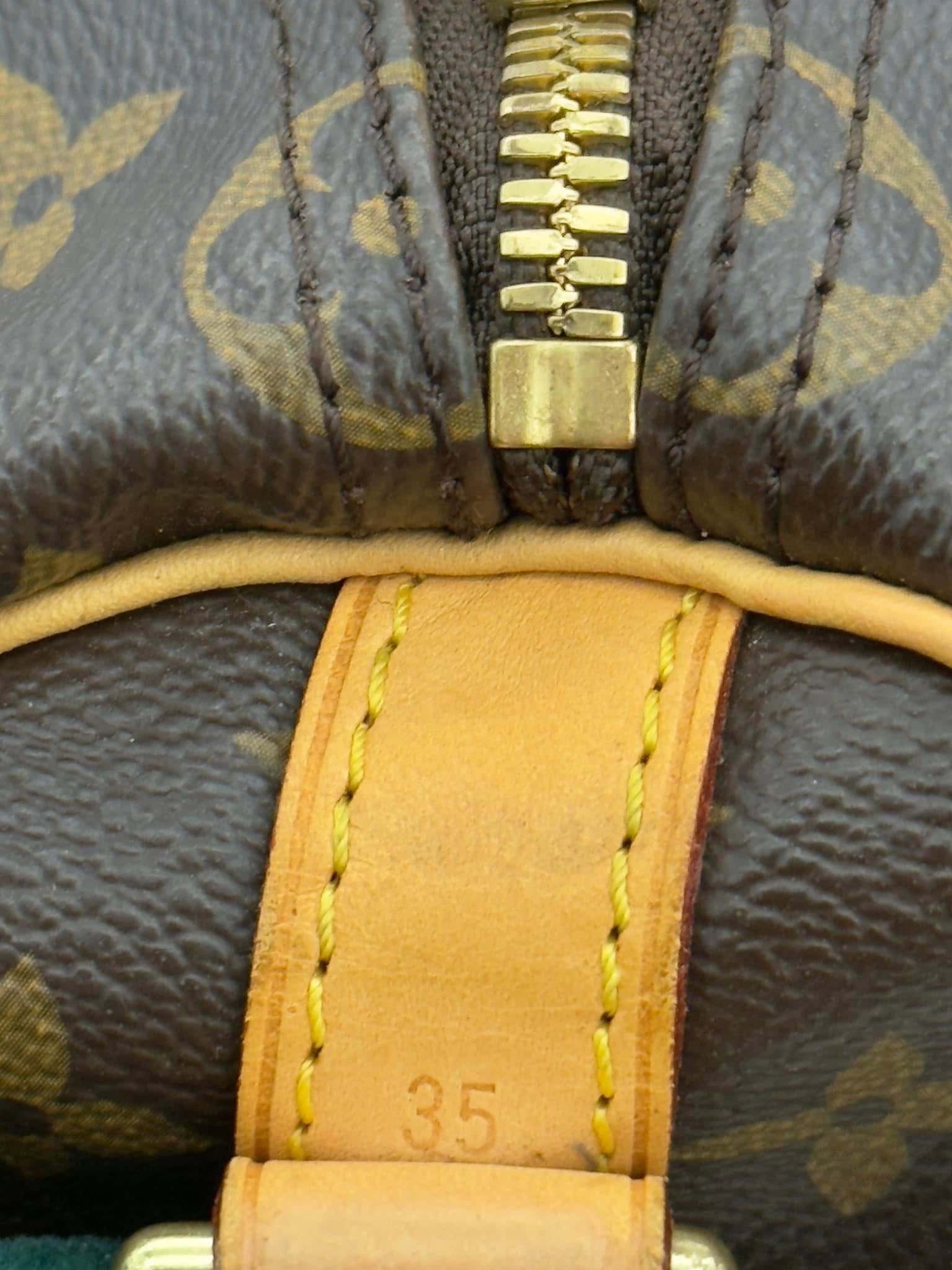 Louis Vuitton Vintage Monogram Speedy 35 Handbag