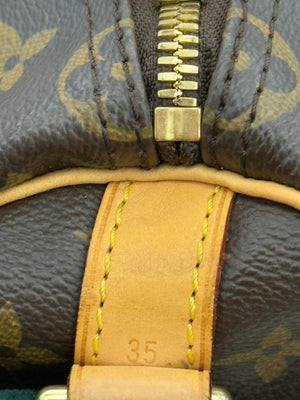 Louis Vuitton Vintage Monogram Speedy 35 Handbag