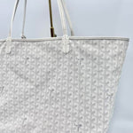 Goyard Saint Louis GM White Tote Bag