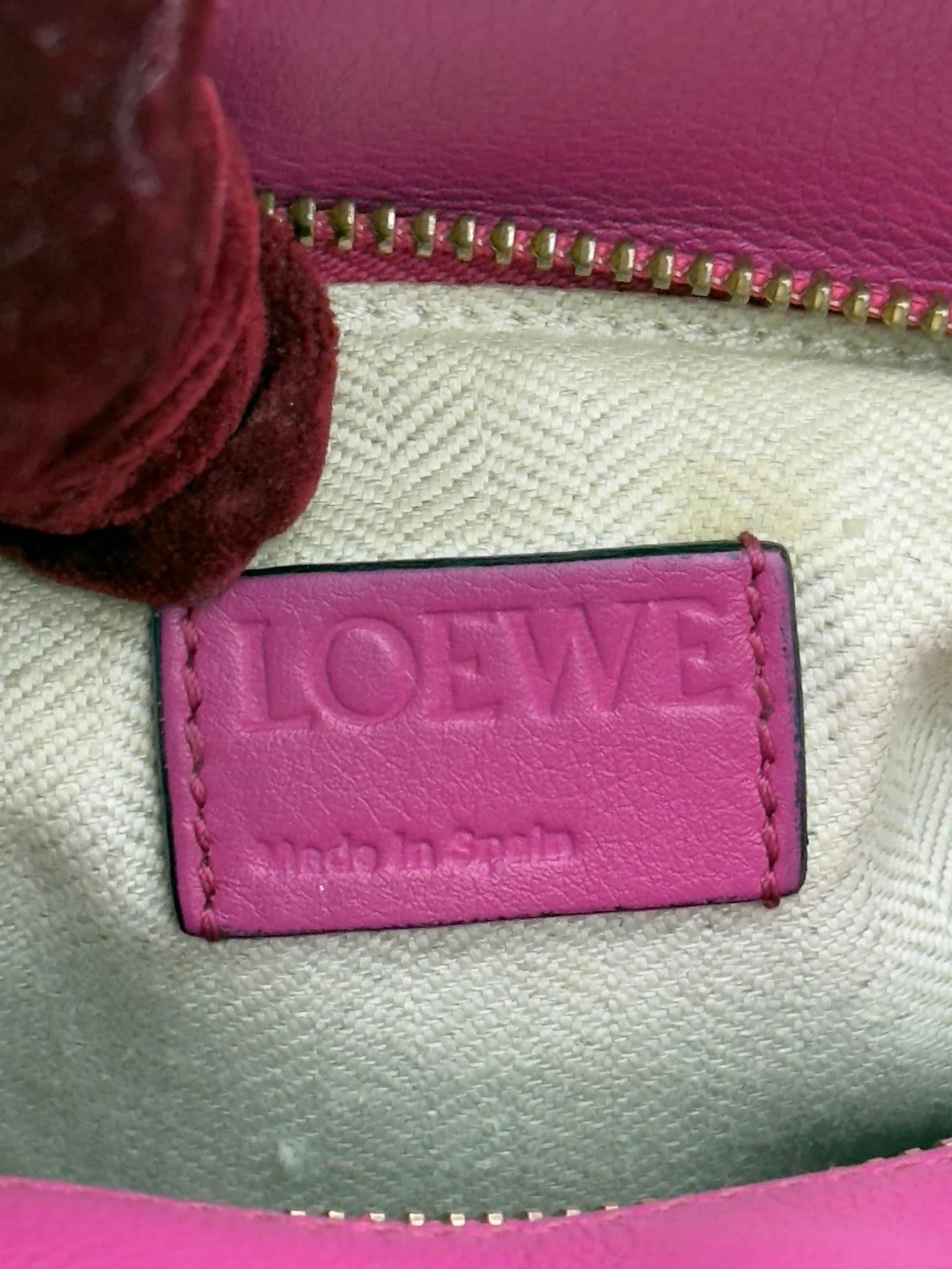 Loewe Pink Small Puzzle HandBag Satchel