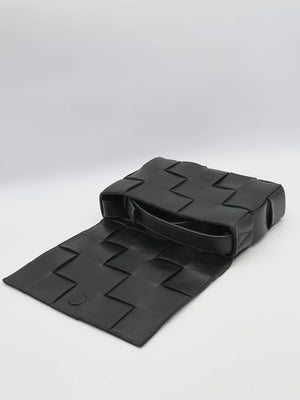 Bottega Veneta Cassette Intrecciato Black