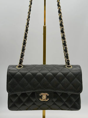 Chanel Double Flap Small Caviar