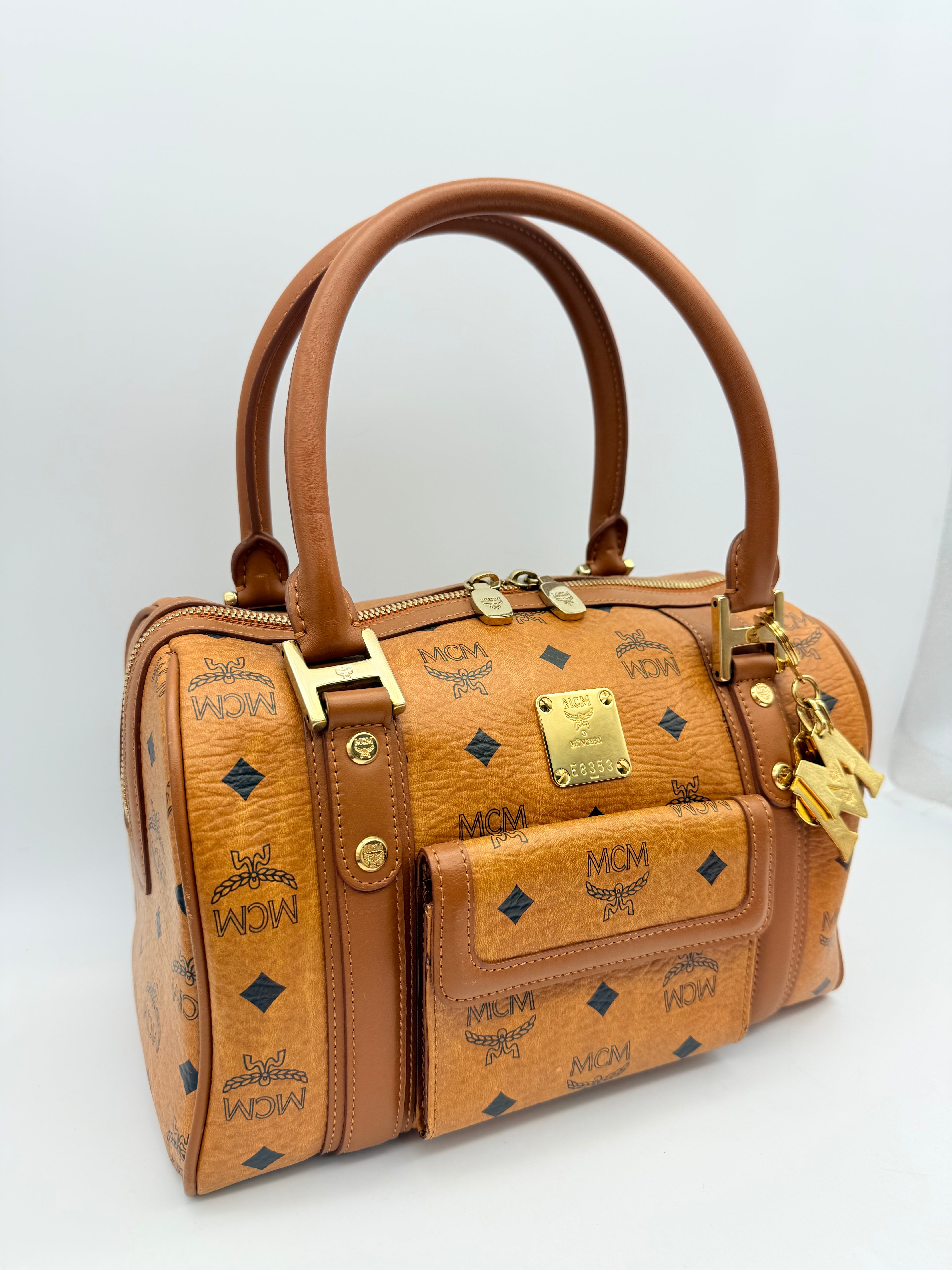 MCM COGNAC HANDBAG