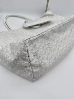 Goyard Saint Louis GM White Tote Bag