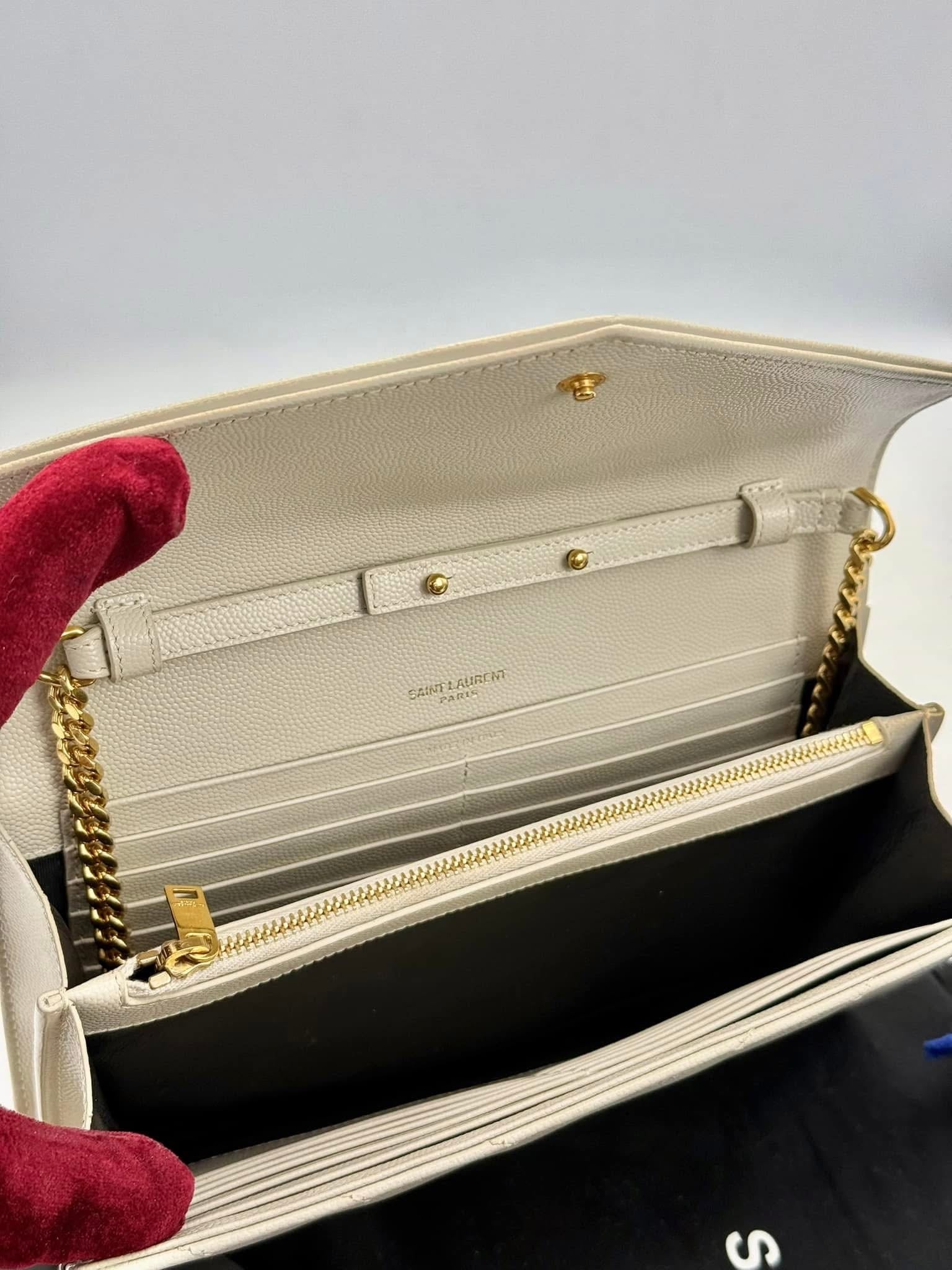 YSL Cassandra Envelopes Chain Wallet