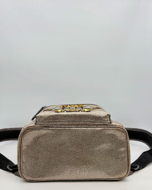 MCM Leather Studded Backpack