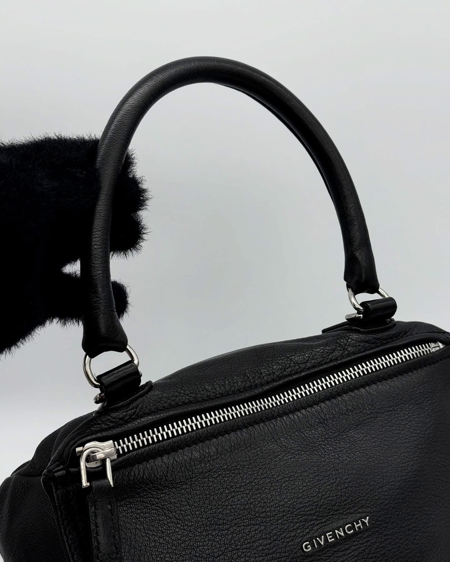 Givenchy Pandora Black Leather Crossbody Bag