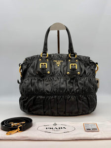 Prada Nappa Gaufre 2way Handbag