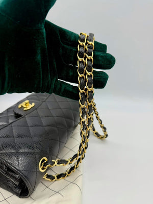 Chanel Double Flap Small Caviar