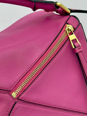 Loewe Pink Small Puzzle HandBag Satchel