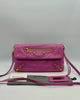 Balenciaga Bubblegum Pink Leather GGH Envelop Clutch Bag