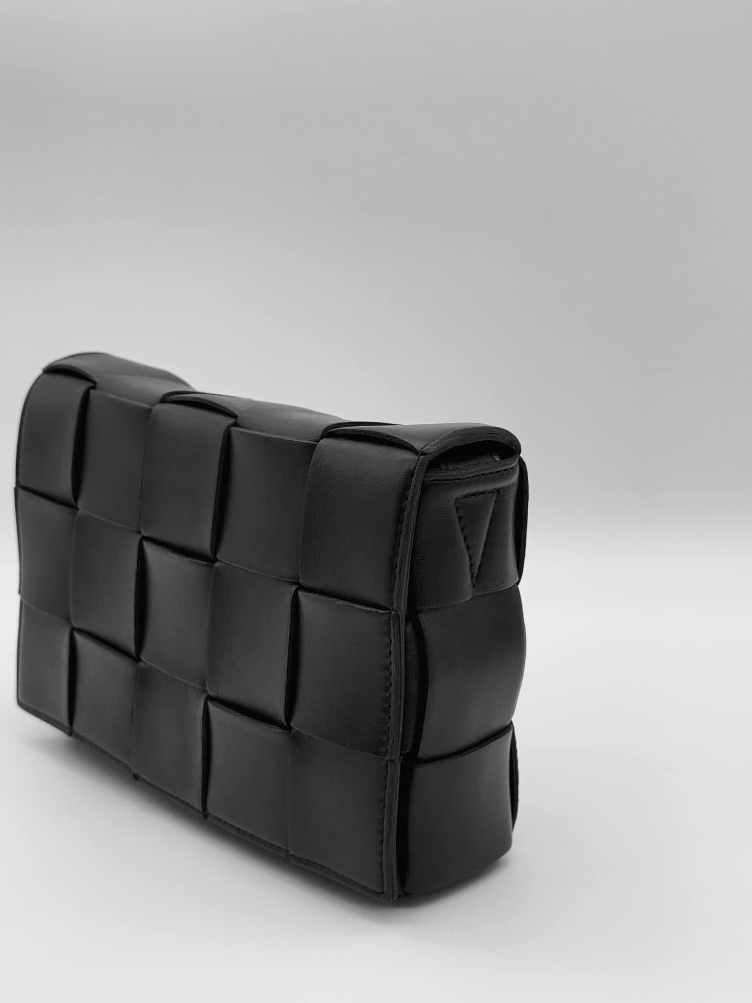 Bottega Veneta Cassette Intrecciato Black