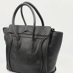 Celine Black Nano Luggage Bag