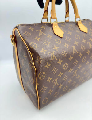 Louis Vuitton Vintage Monogram Speedy 35 Handbag