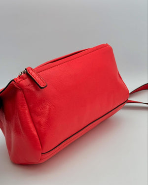 Givenchy Red Pandora Small Leather Crossbody Bag