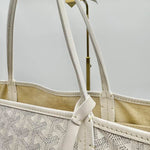 Goyard Saint Louis GM White Tote Bag