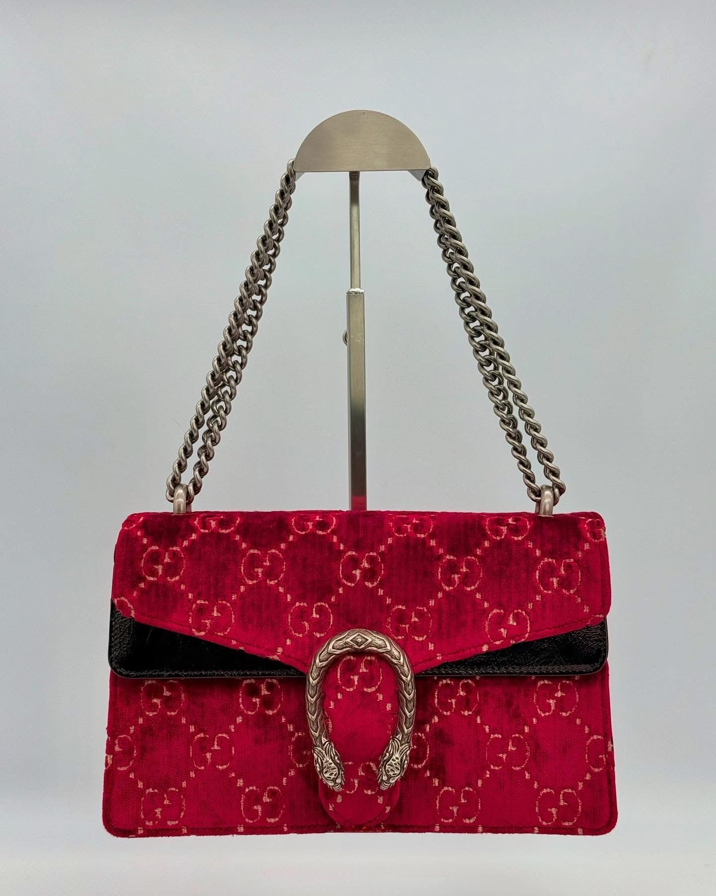 Gucci Dionysus GG Velvet Handbag