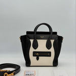 Celine Luggage Nano Shopper Leather & Suede