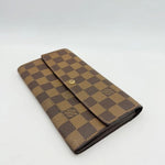 Louis Vuitton Damier Ebene Sarah Long Bifold Wallet